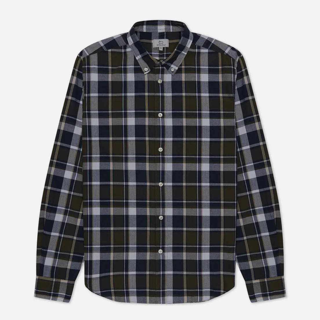 Woolrich Мужская рубашка Poplin Madras