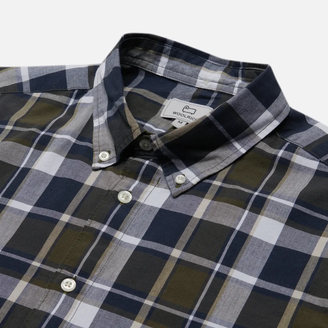 Woolrich Мужская рубашка Poplin Madras