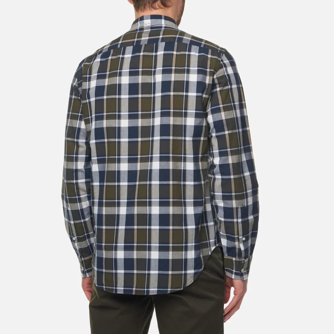 Woolrich Мужская рубашка Poplin Madras