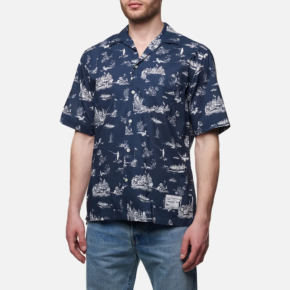 Woolrich Мужская рубашка Zavikon