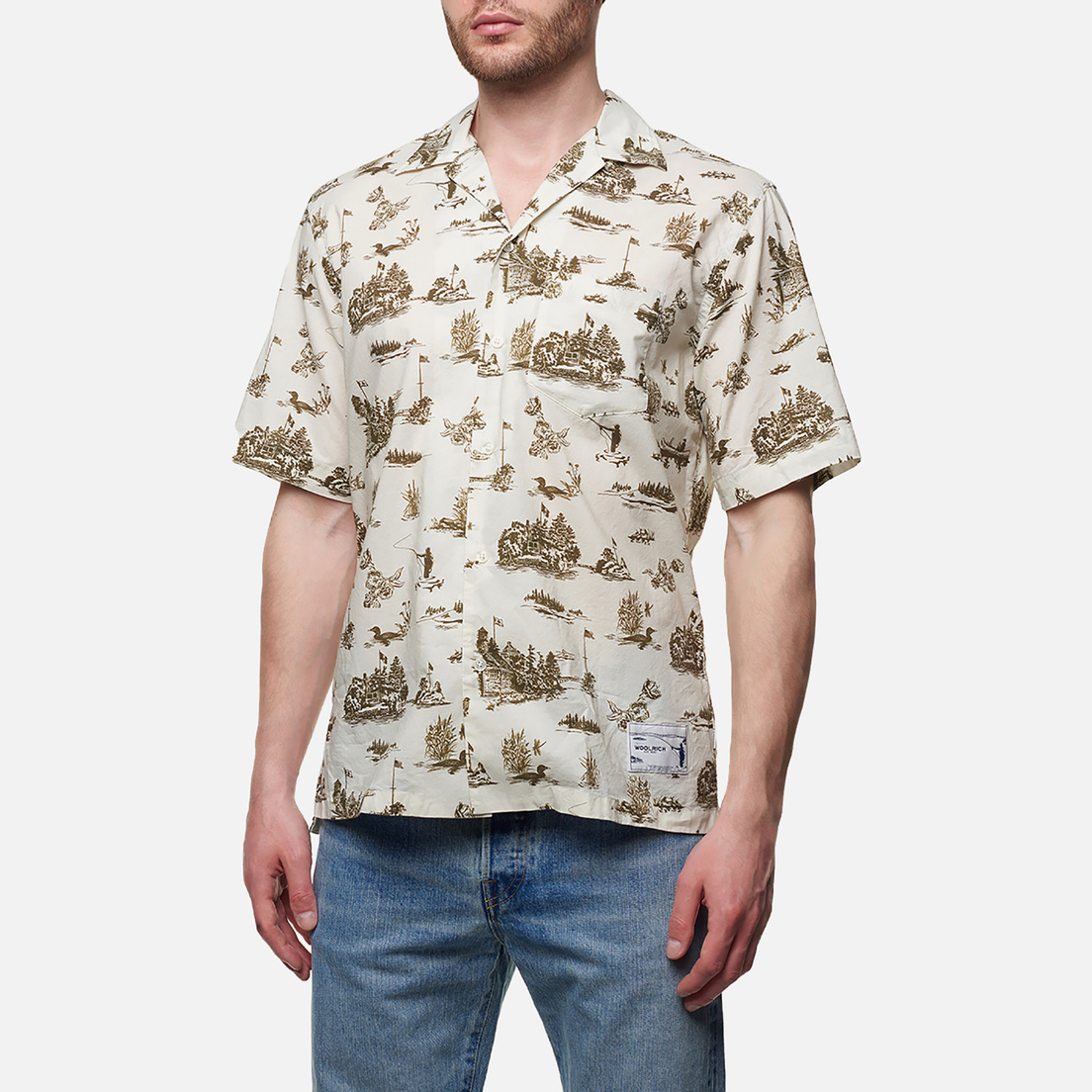Woolrich Мужская рубашка Zavikon