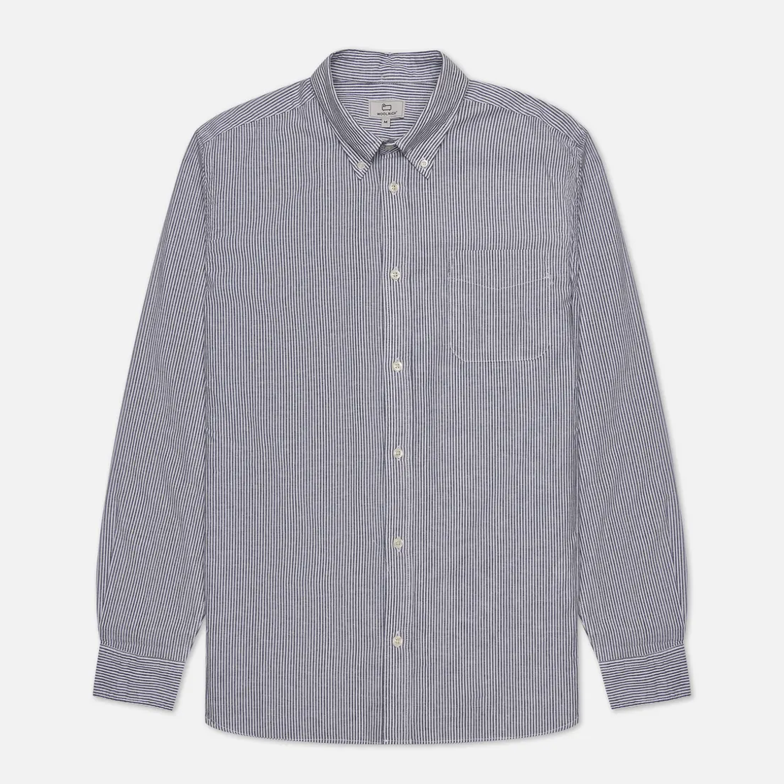 Woolrich Мужская рубашка Cotton Linen Stripe