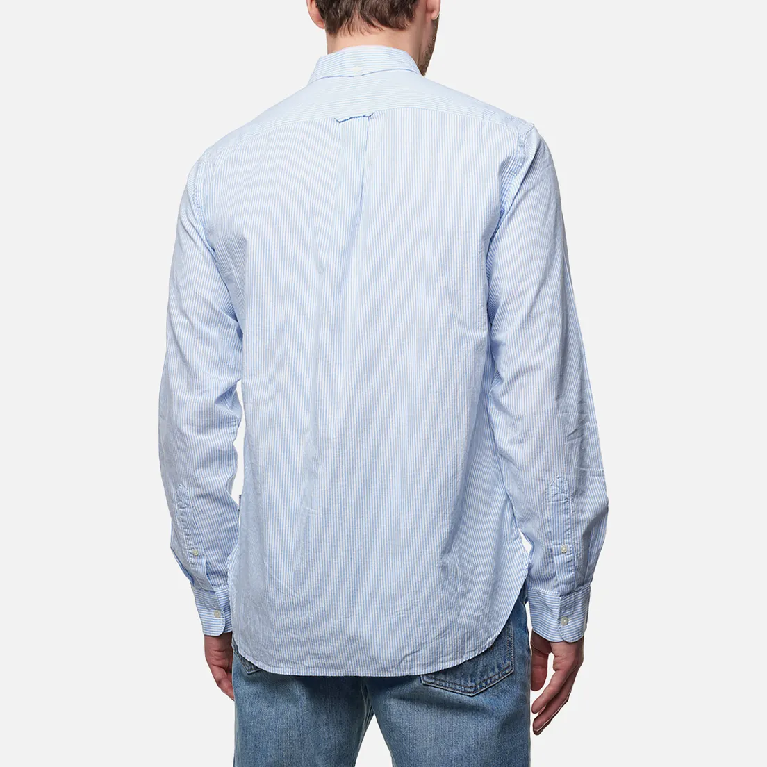 Woolrich Мужская рубашка Cotton Linen Stripe