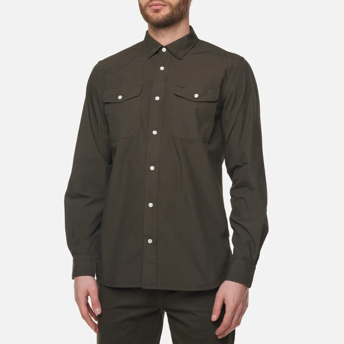 Woolrich Мужская рубашка Poplin GD