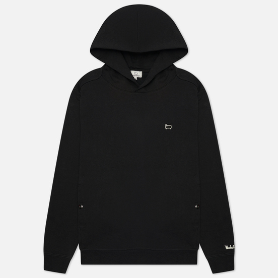 Мужская толстовка Woolrich American Fleece Hoodie Black
