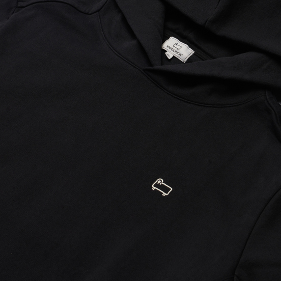 Мужская толстовка Woolrich American Fleece Hoodie Black