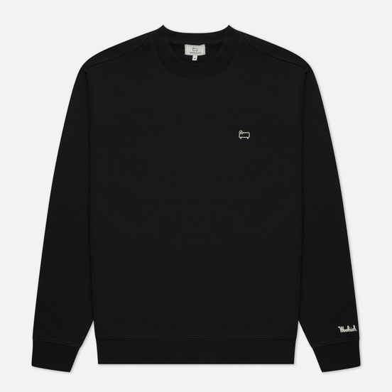 Мужская толстовка Woolrich American Fleece Crew Neck Black