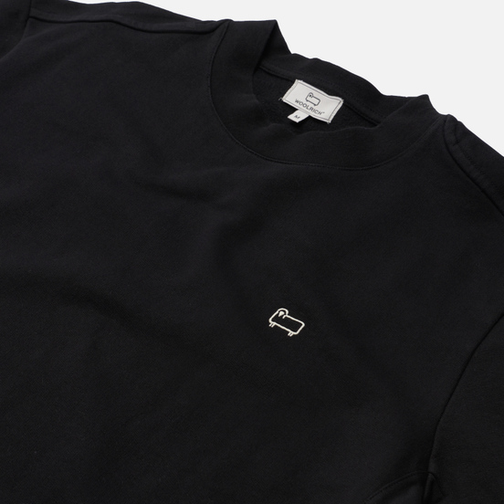 Мужская толстовка Woolrich American Fleece Crew Neck Black