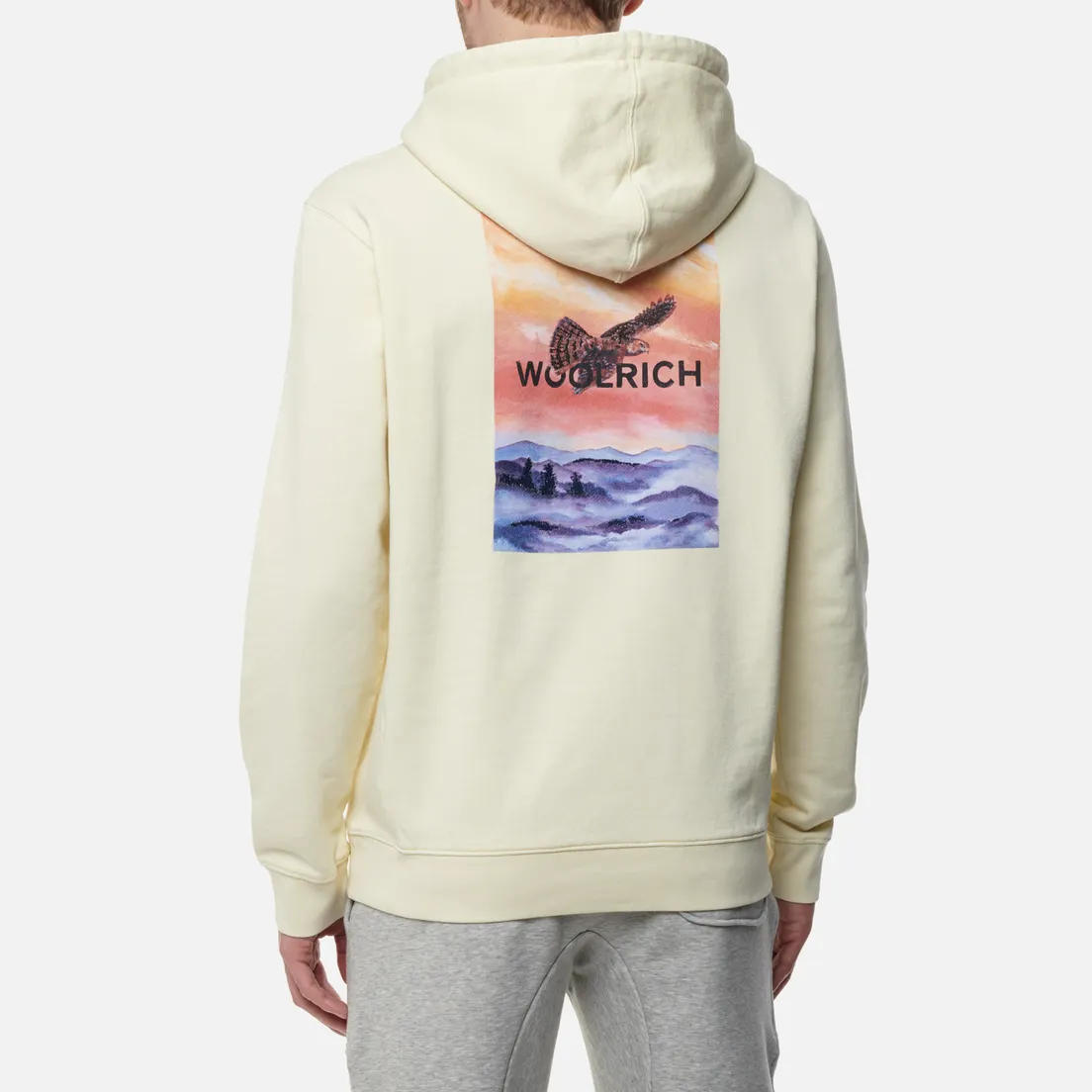 Woolrich Мужская толстовка Printed Duck Hooded Fleece