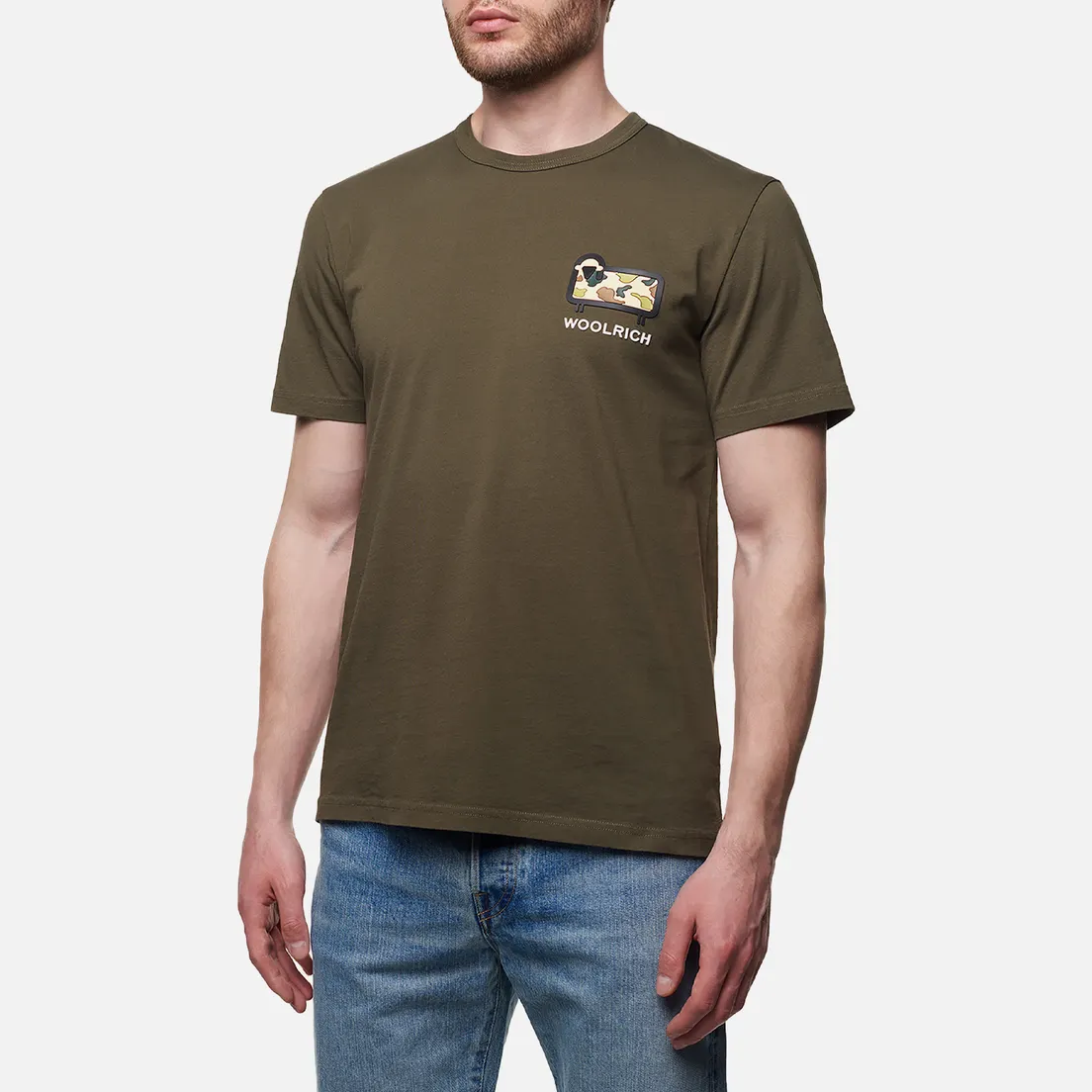 Woolrich Мужская футболка Camo Sheep