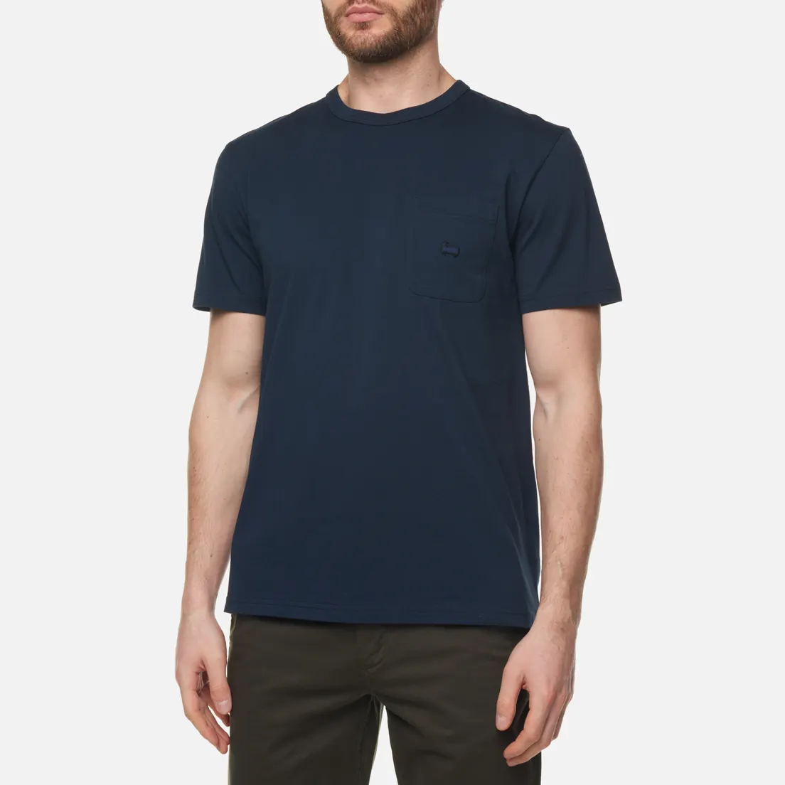 Woolrich Мужская футболка Pocket Crew Neck