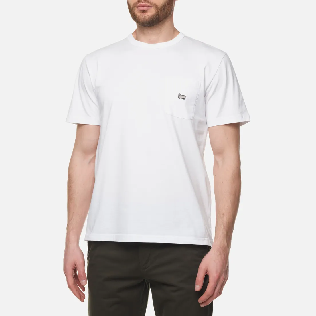 Woolrich Мужская футболка Pocket Crew Neck