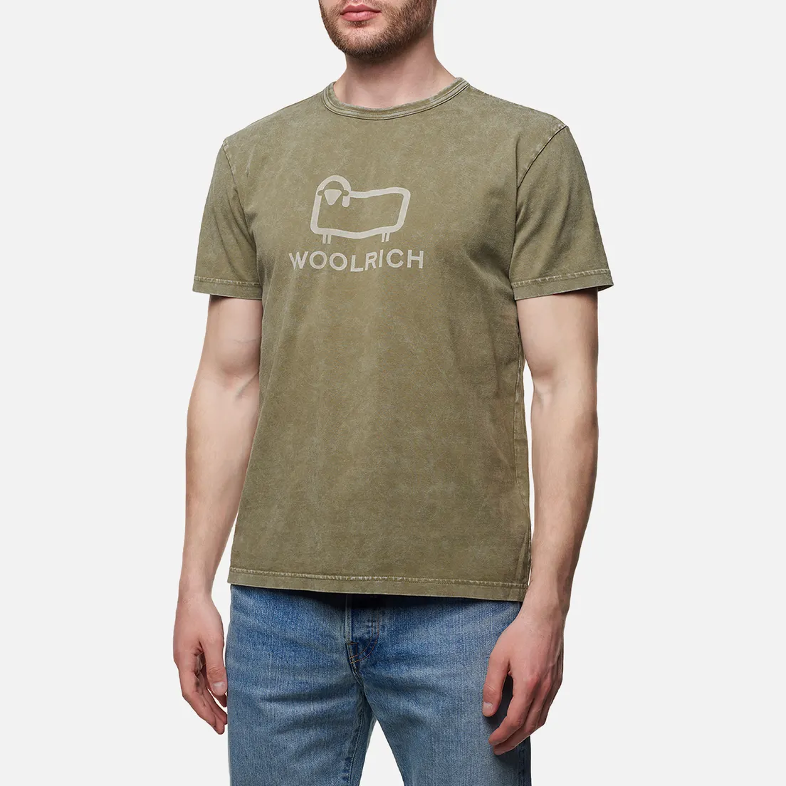 Woolrich Мужская футболка Macro Logo
