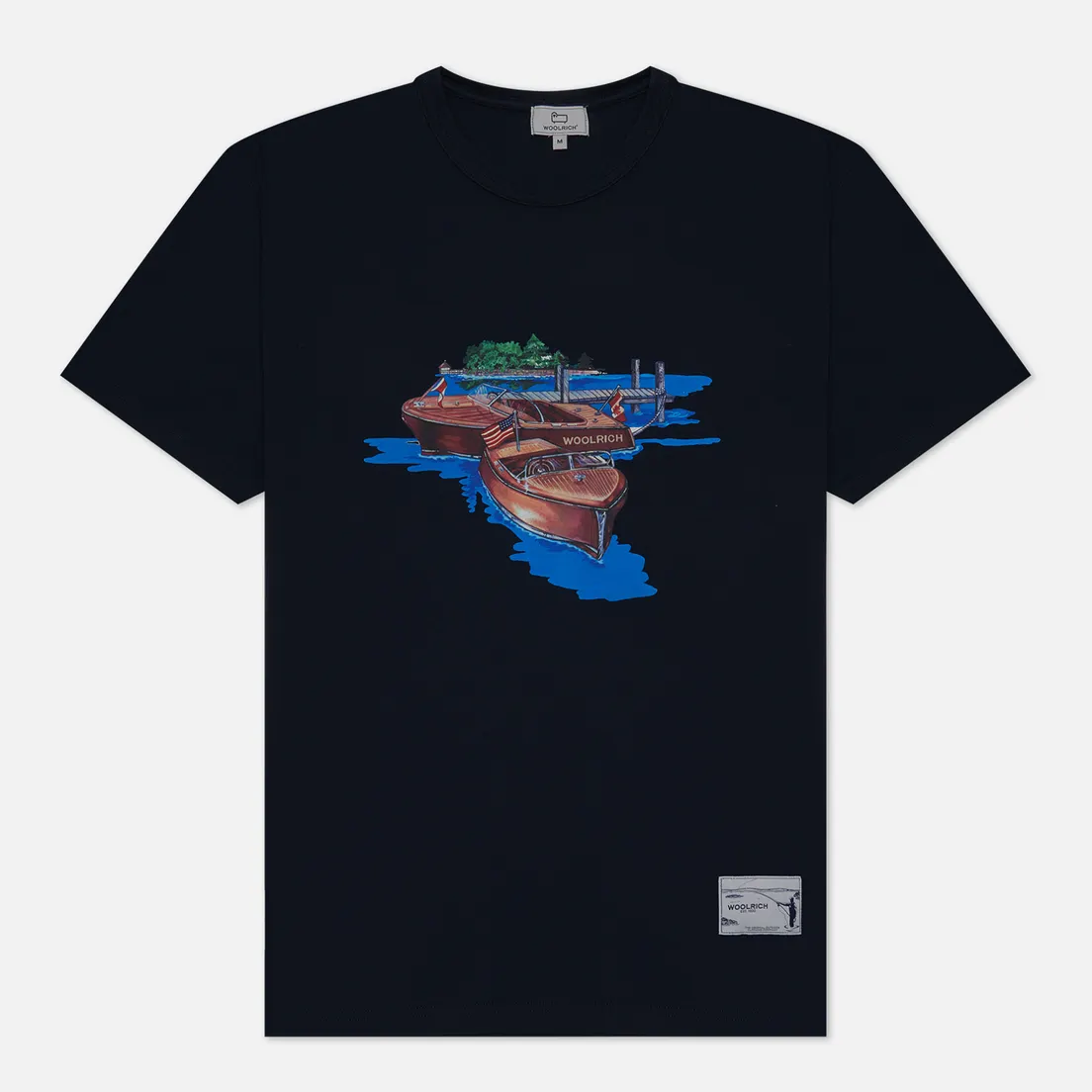 Woolrich Мужская футболка Painted Zavikon