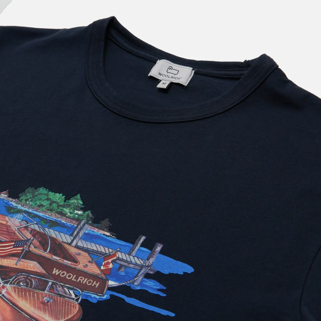 Woolrich Мужская футболка Painted Zavikon