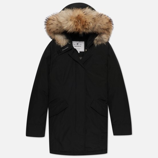 Женская куртка парка Woolrich Arctic Racoon Fur Black