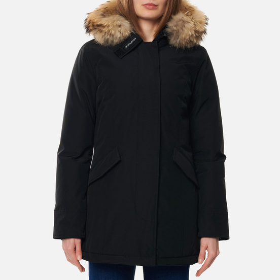 Женская куртка парка Woolrich Arctic Racoon Fur Black