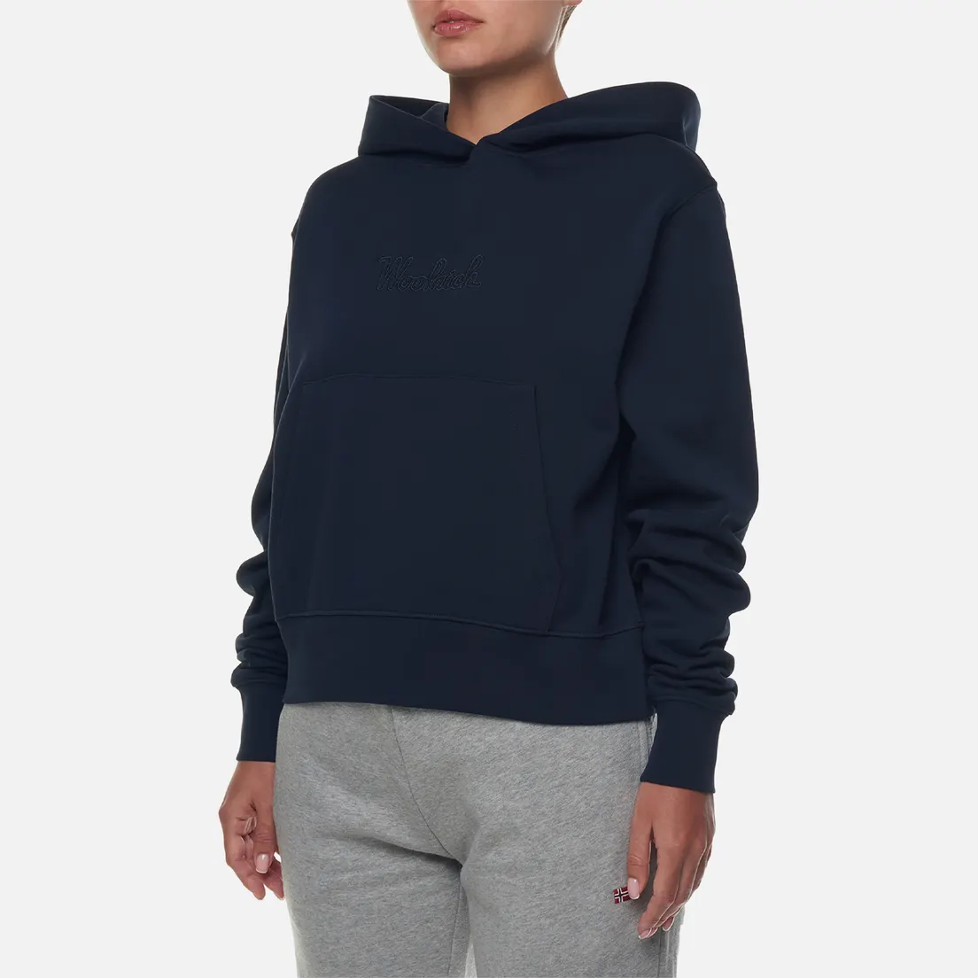 Woolrich Женская толстовка Big Logo Hoodie