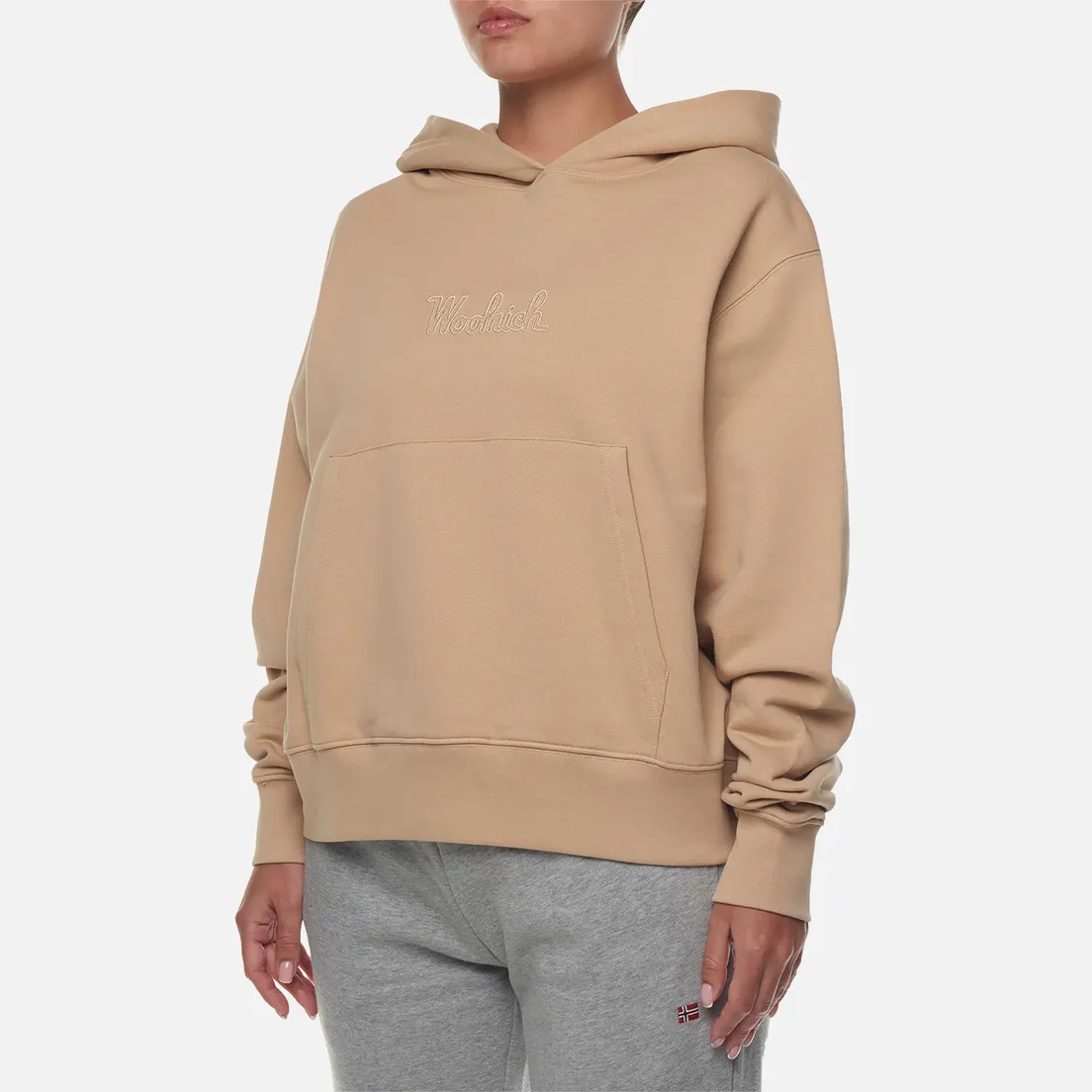 Woolrich Женская толстовка Big Logo Hoodie