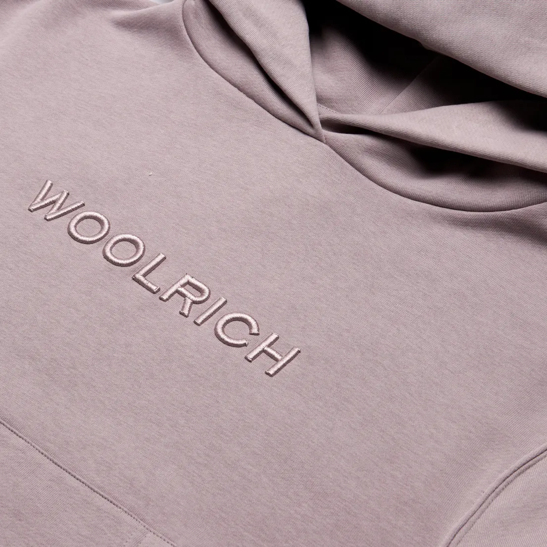 Woolrich Женская толстовка Logo Fleece Hoodie