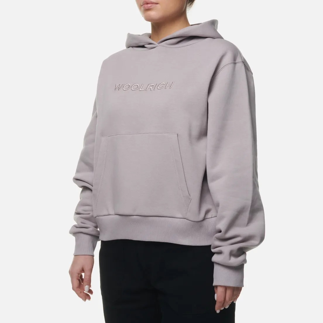 Woolrich Женская толстовка Logo Fleece Hoodie