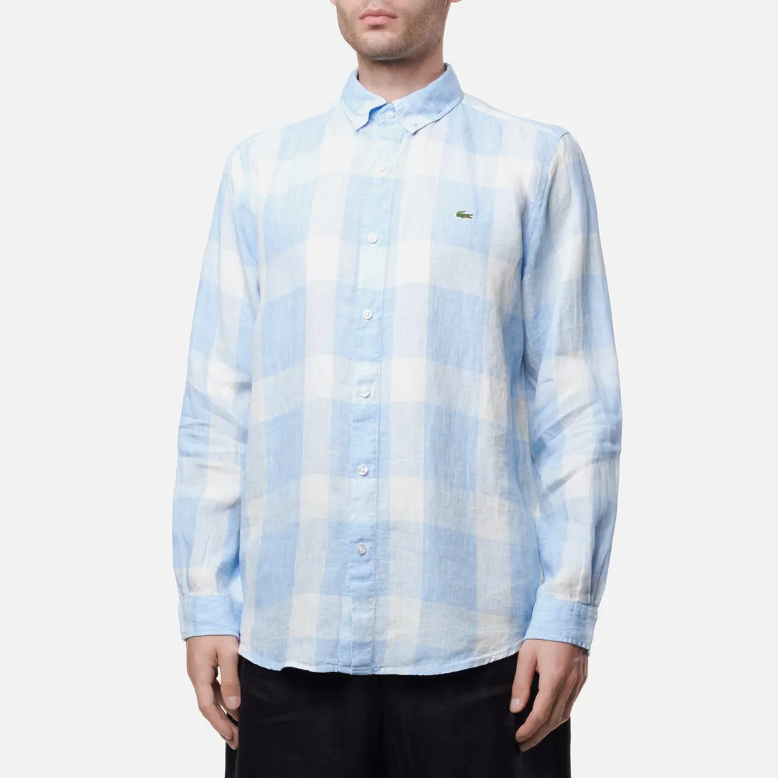 Lacoste Мужская рубашка Woven Linen Oxford
