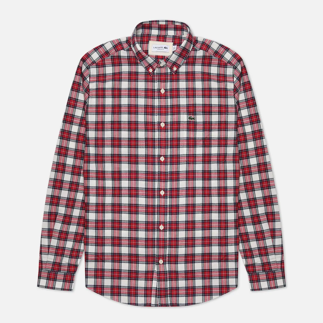Lacoste Мужская рубашка Regular Fit Check Print