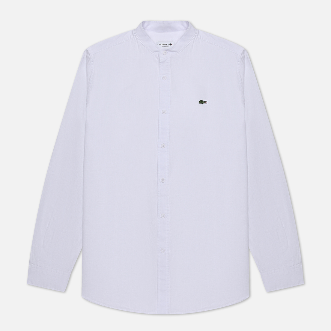 Lacoste Мужская рубашка Cotton/Linen Regular Fit Band Collar