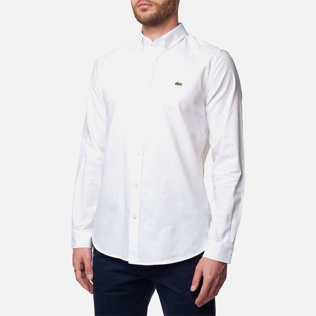 Lacoste Мужская рубашка Slim Fit Button Collar