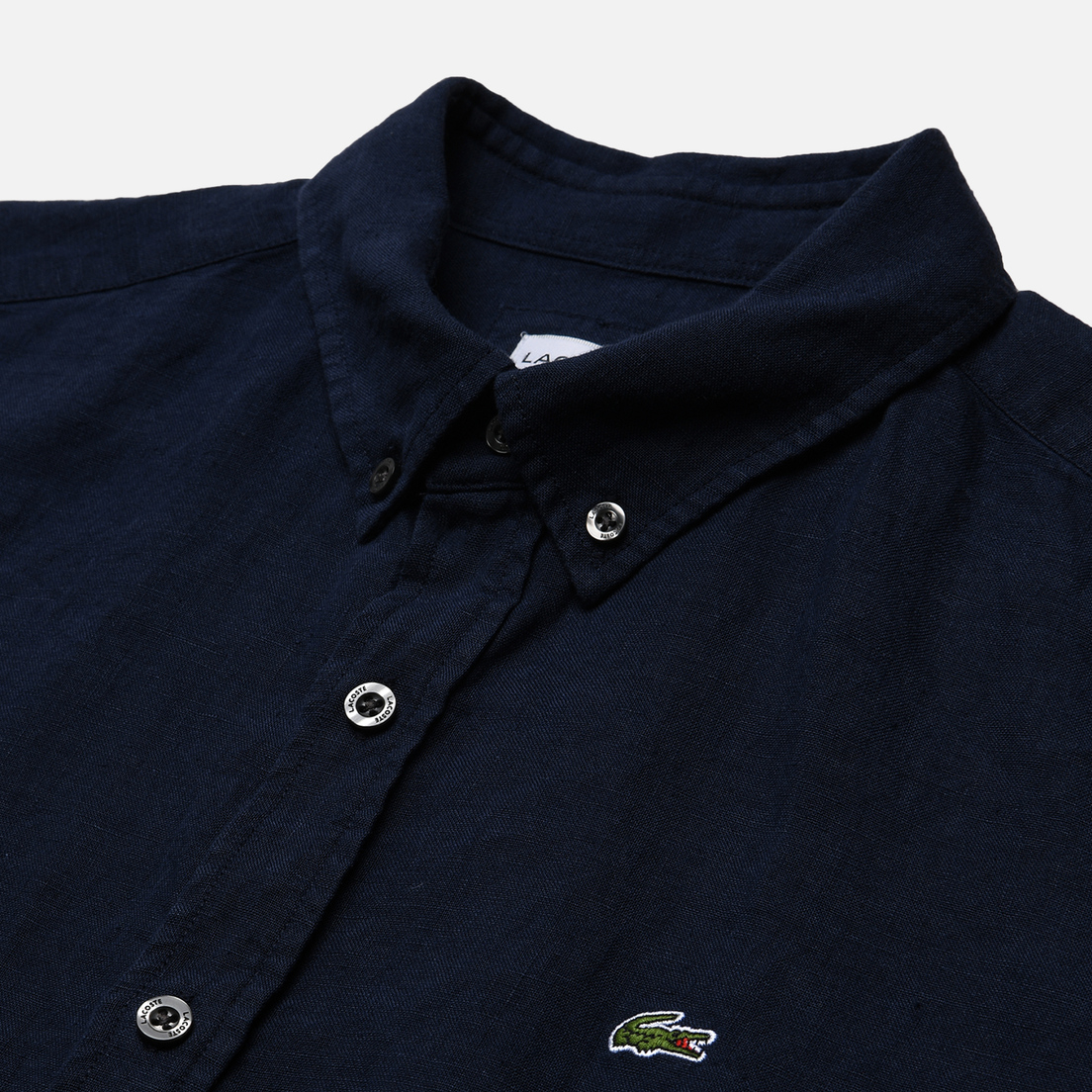 Lacoste Мужская рубашка Linen SS Slim Fit