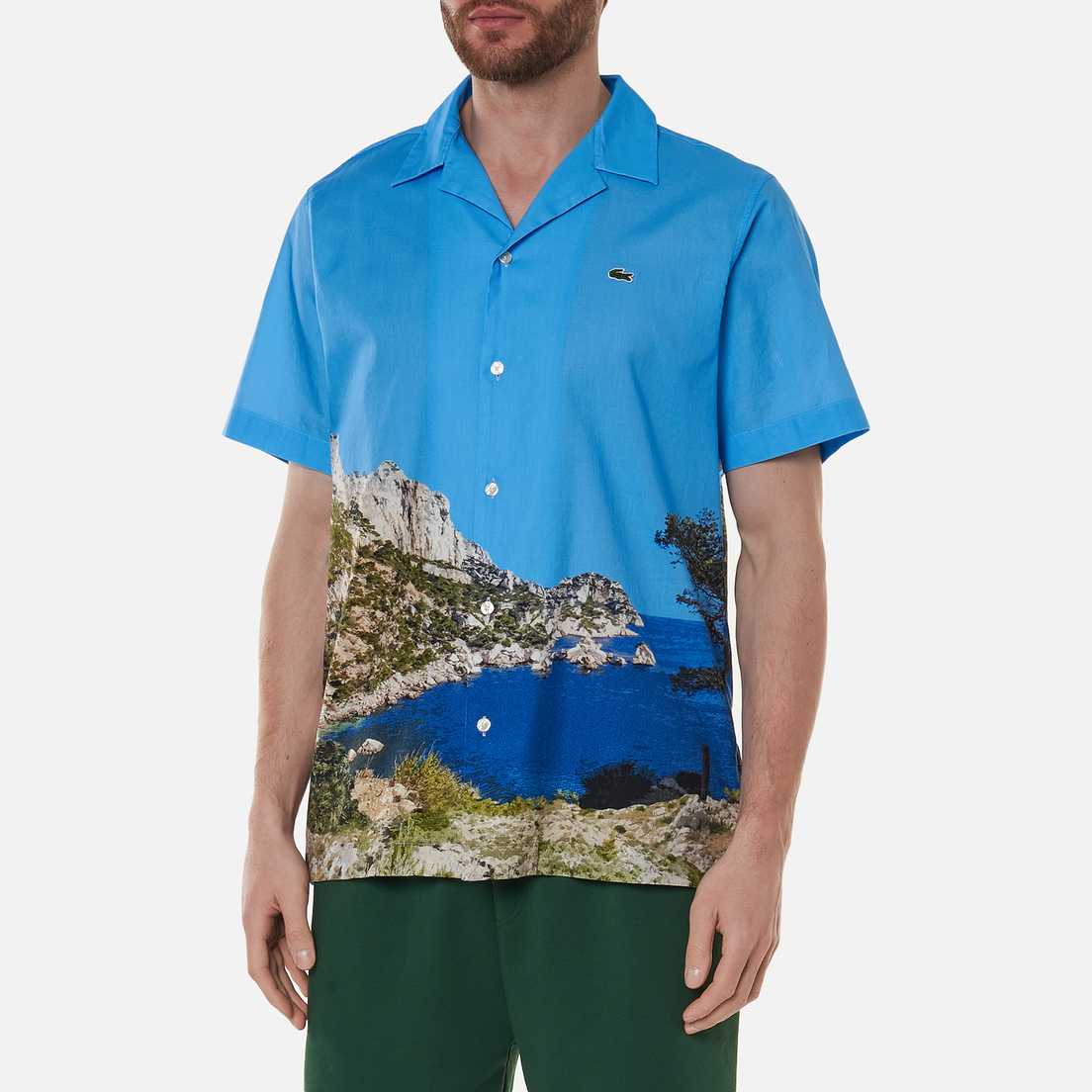 Lacoste Мужская рубашка Hawaiian Print