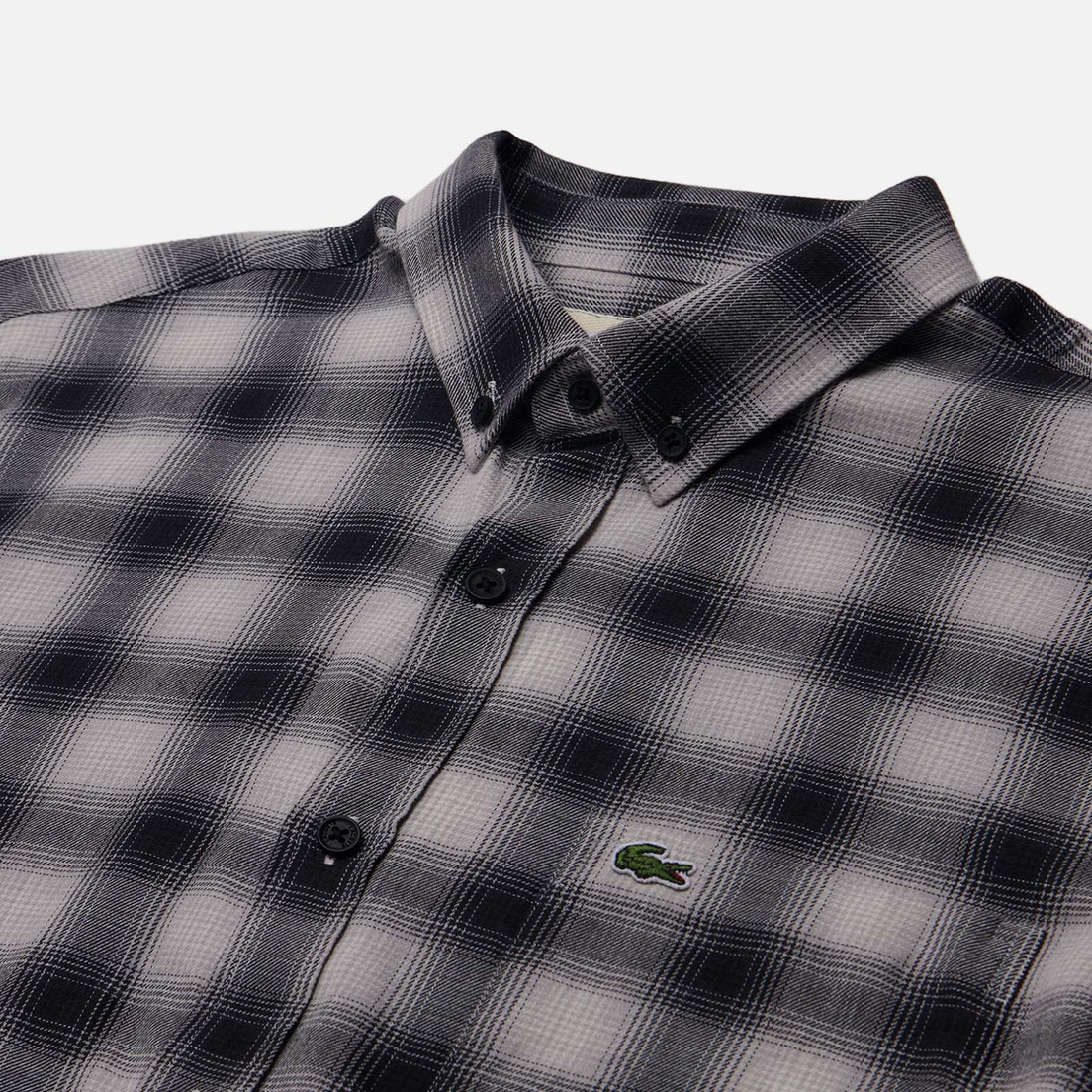 Lacoste Мужская рубашка Cotton/Wool Blend Checked Flannel