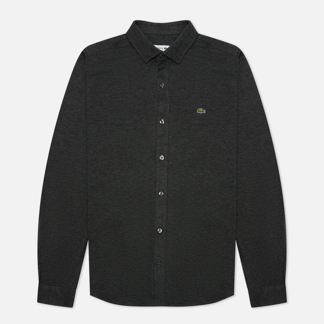 Lacoste Мужская рубашка Embroidered Croc Logo Slim Fit