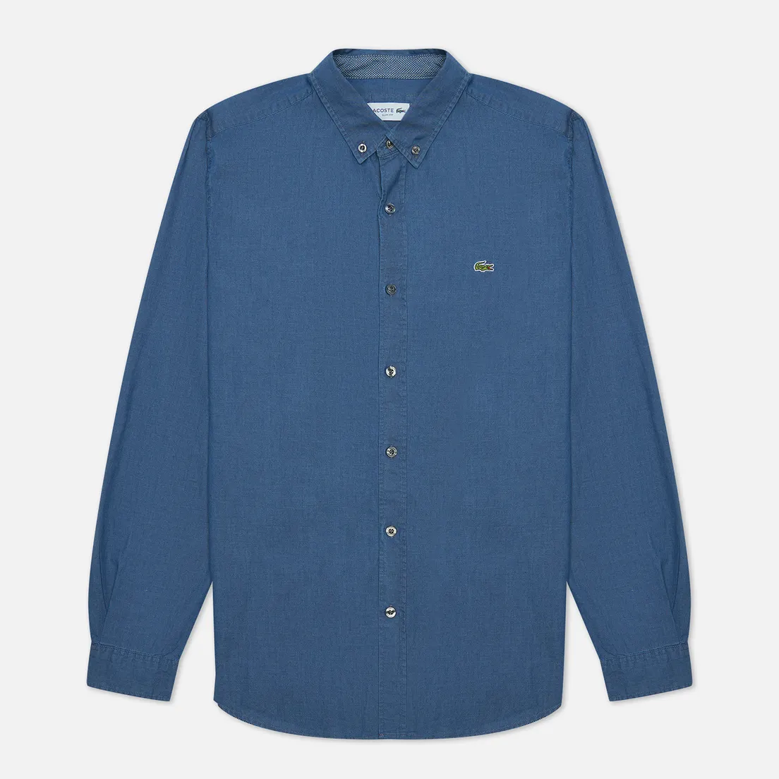 Lacoste Мужская рубашка Embroidered Croc Logo Slim Fit