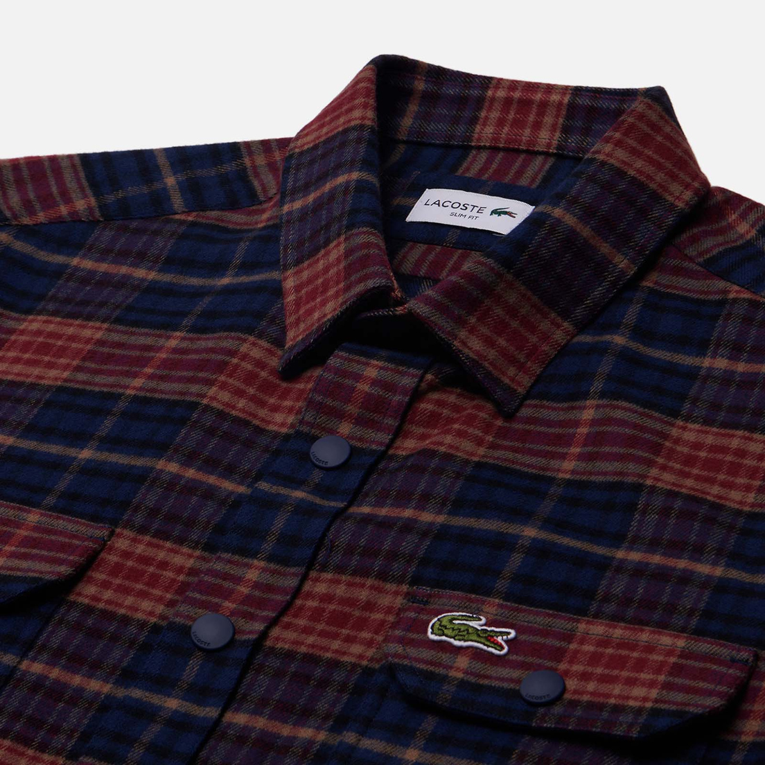 Lacoste Мужская рубашка Regular Fit Button-Down Poplin Check