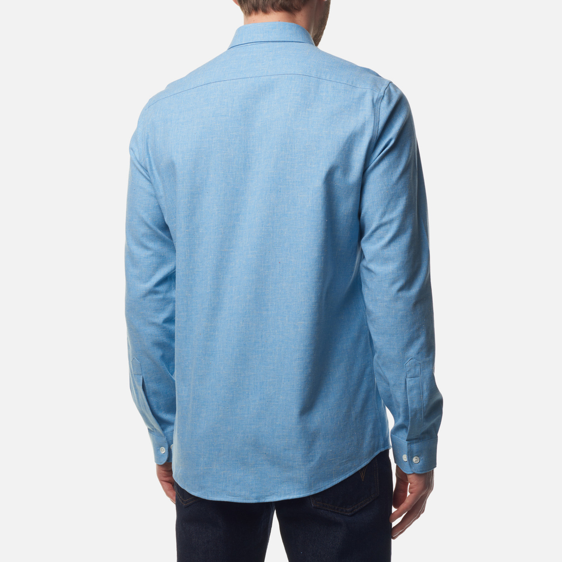 Lacoste Мужская рубашка Slim Fit Cotton Chambray