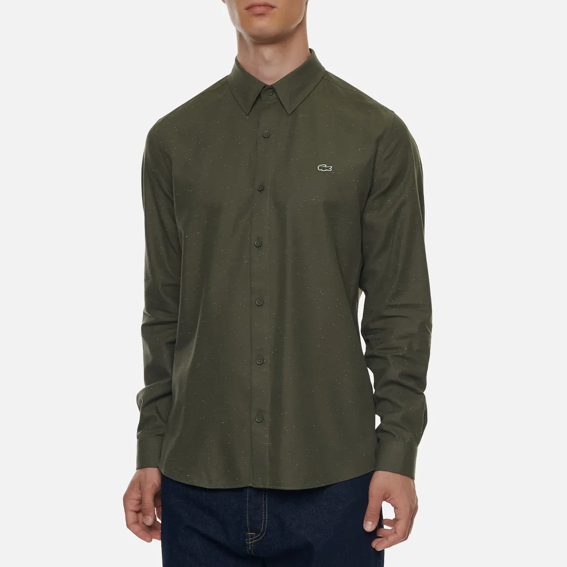 Lacoste Мужская рубашка Slim Fit Flamed