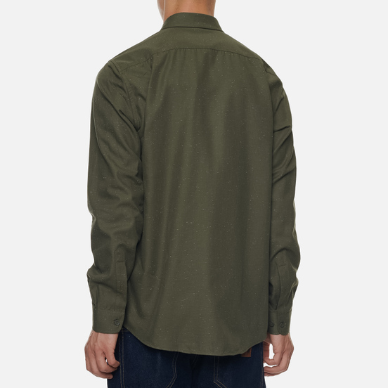 Мужская рубашка Lacoste Slim Fit Flamed Baobab/Flour