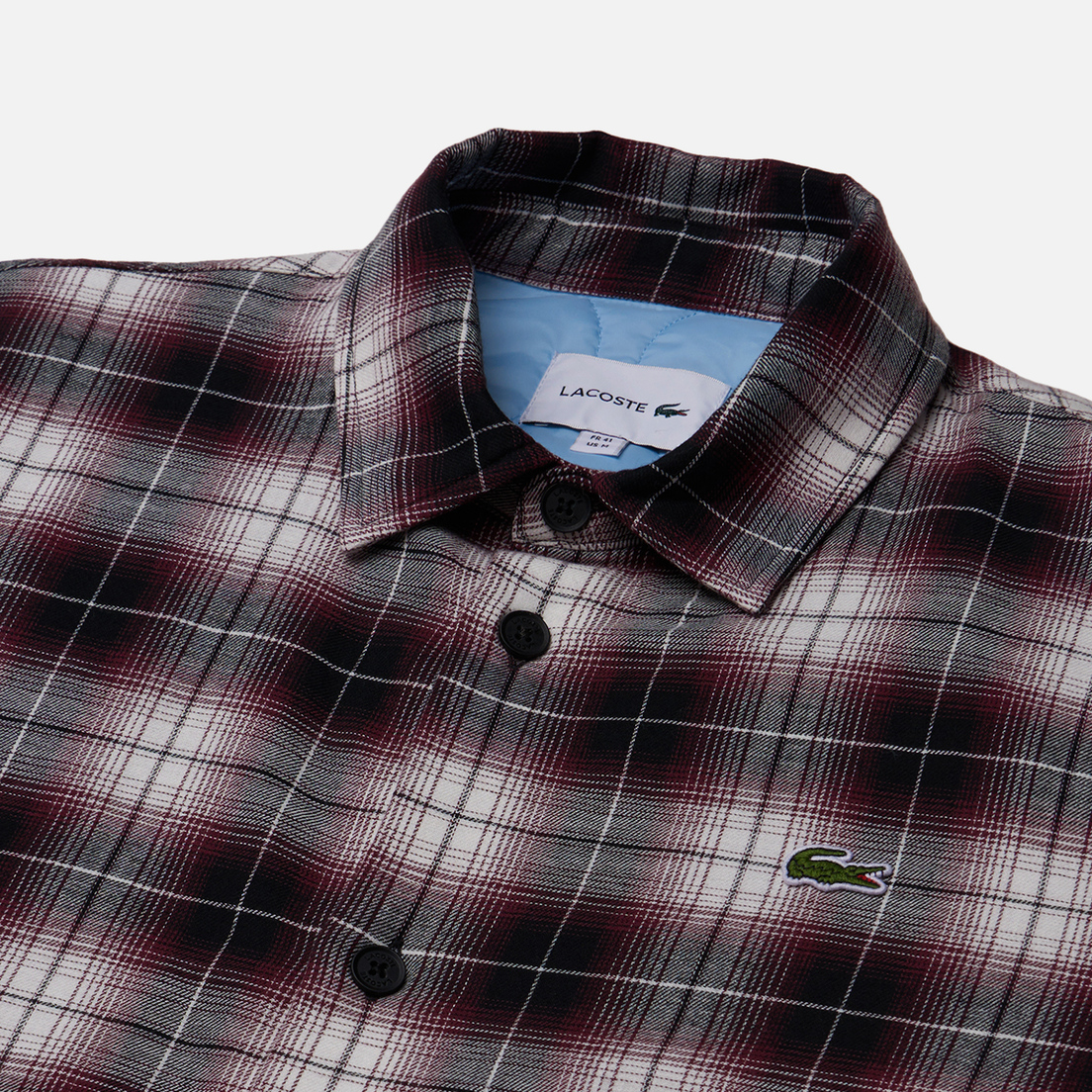 Lacoste Мужская рубашка Oversized Plaid Overshirt