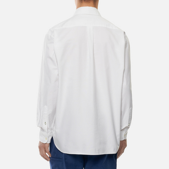 Мужская рубашка Lacoste Live Relaxed Fit Premium Cotton White