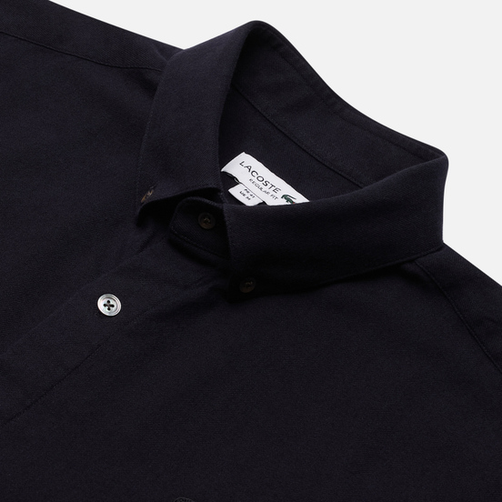 Мужская рубашка Lacoste Regular Fit Wool Navy Blue