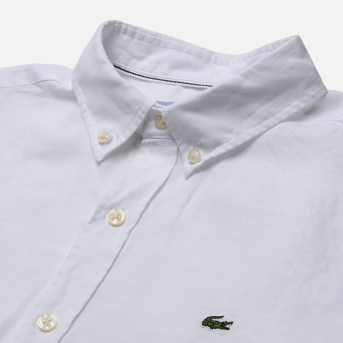 Lacoste Мужская рубашка Linen SS Regular Fit