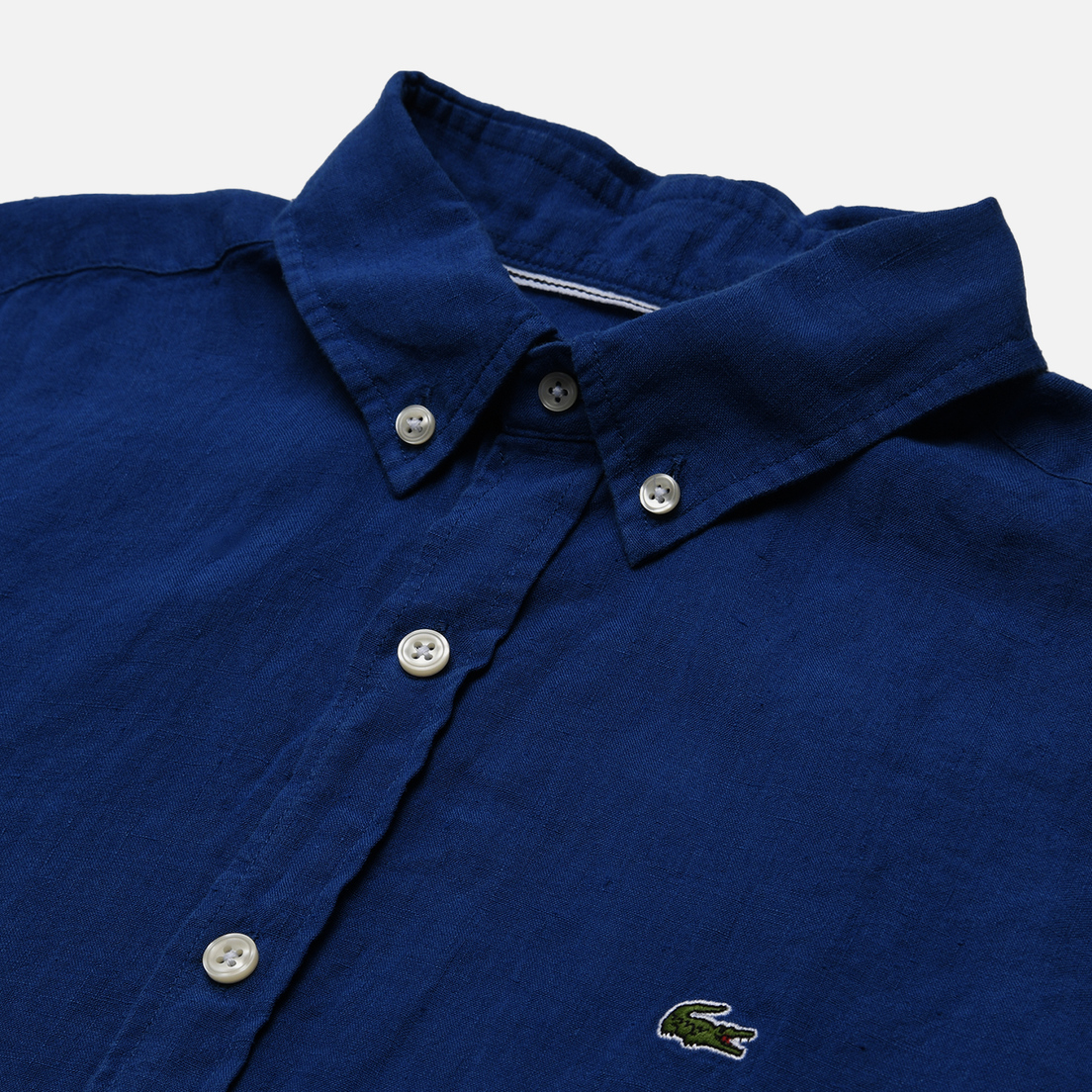 Lacoste Мужская рубашка Linen SS Regular Fit