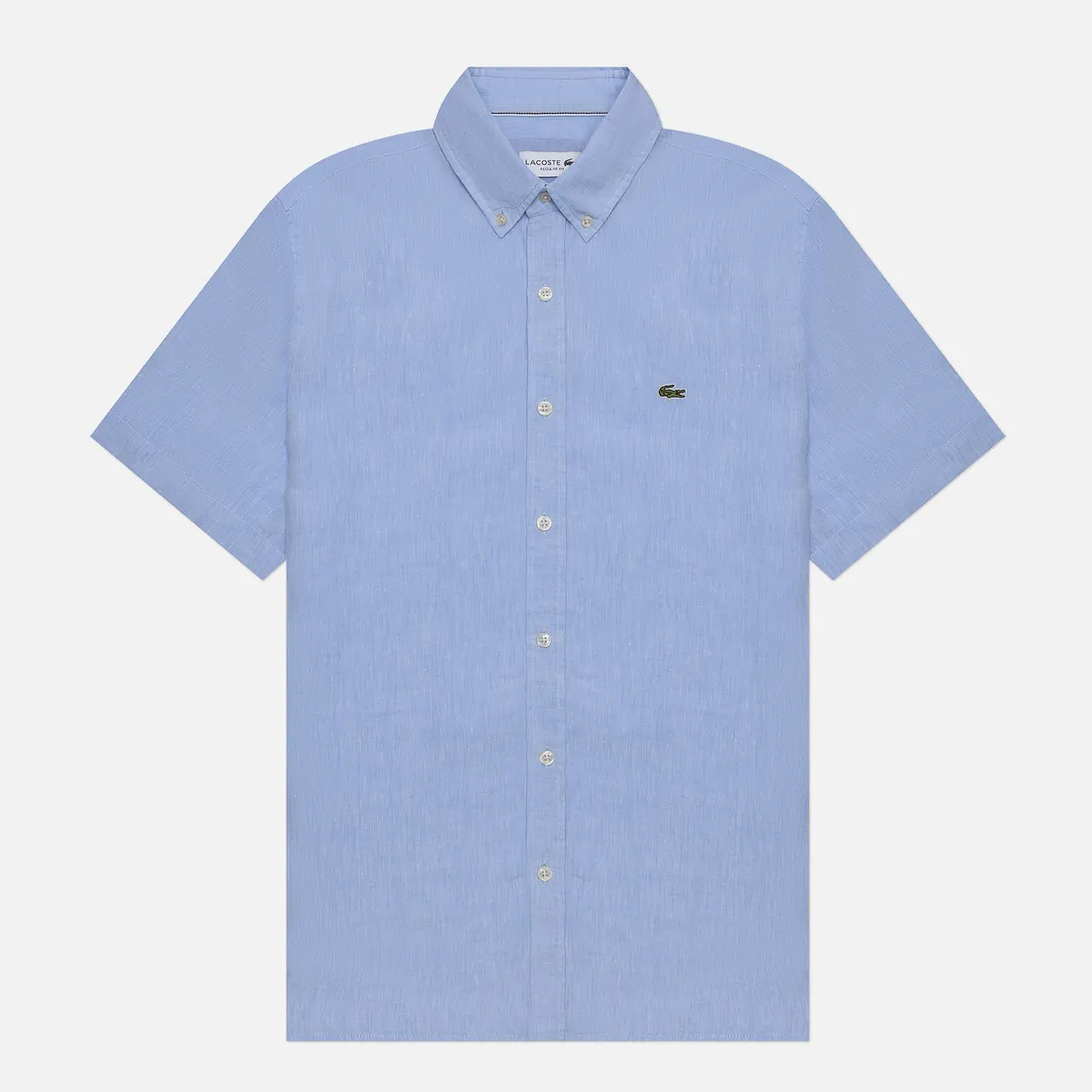 Lacoste Мужская рубашка Linen SS Regular Fit