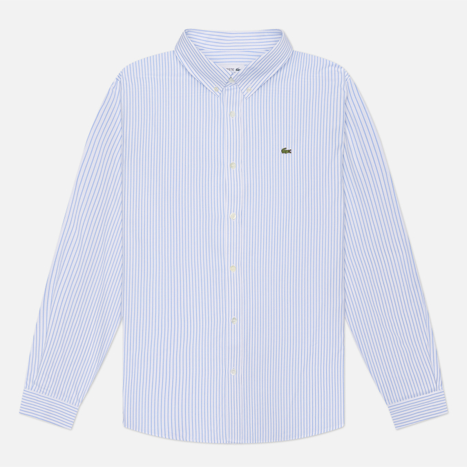 Мужская рубашка Lacoste Regular Fit Striped Pinpoint
