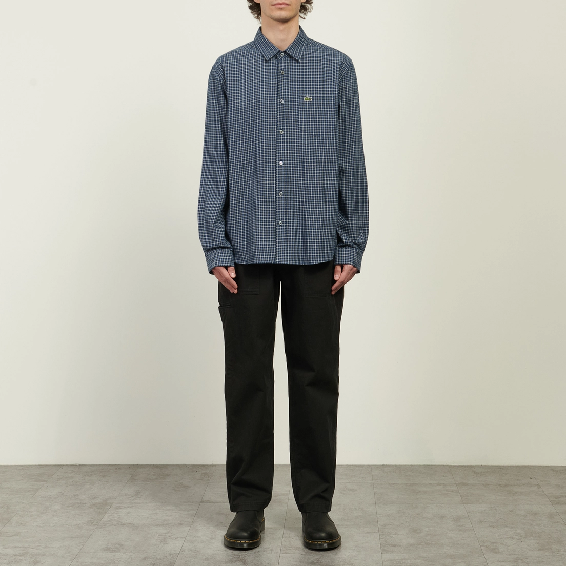 Lacoste Мужская рубашка Regular Fit Plaid Flannel