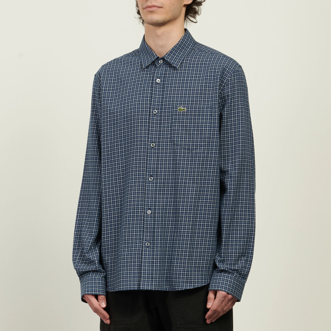Lacoste Мужская рубашка Regular Fit Plaid Flannel