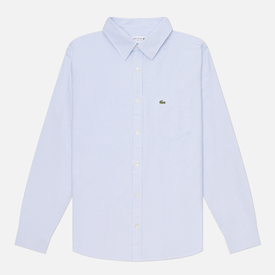 Lacoste Мужская рубашка Regular Fit Striped Oxford Pocket