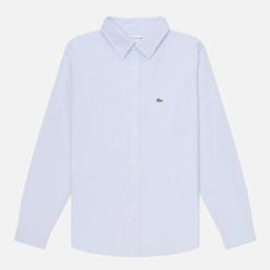 Lacoste Мужская рубашка Regular Fit Striped Oxford Pocket