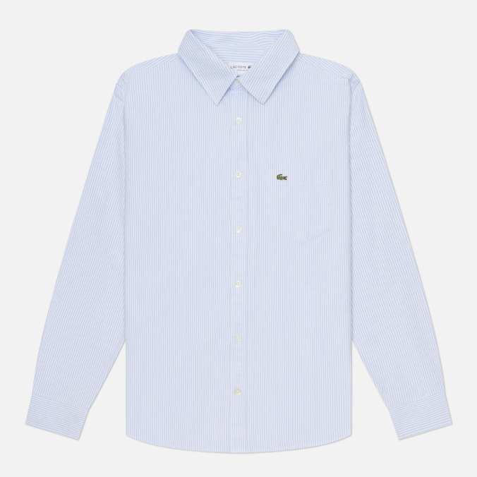 Мужская рубашка Lacoste Regular Fit Striped Oxford Pocket